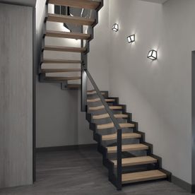 gewendelte Treppe im Innenbereich von GL Bau GmbH