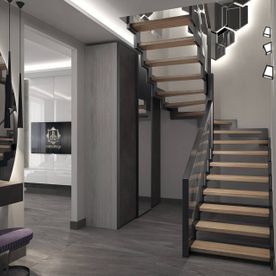 Innenraum mit einer Treppe von GL Bau GmbH