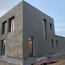 Haus nach Fassadenarbeiten durch GL Bau GmbH